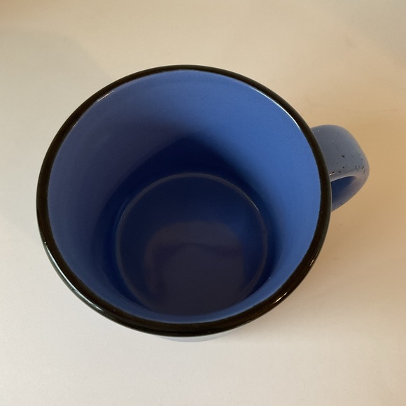 Blue Speckled Ceramic Camp Style Mug 12 Oz - Picture 6 of 14